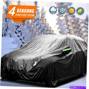 �J�[�J�o�[ �J�[�J�o�[�h�����OSUV 420D�w�r�[�f���[�e�BUV�X�m�[�E�B���h�t���ی� Car Cover Waterproof Outdoor SUV 420D Heavy Duty UV Snow Wind Full Protection US�y���s�A���i�z