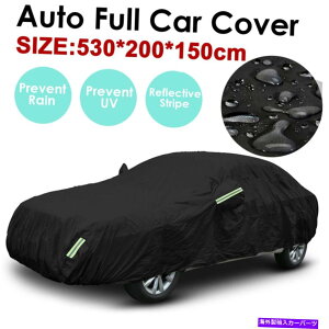 J[Jo[ XXL 420Dwr[f[eBtJ[Z_Jo[hOC_XgveN^[ XXL 420D Heavy Duty Full Car Sedan Cover Waterproof Outdoor Rain Dust Protector