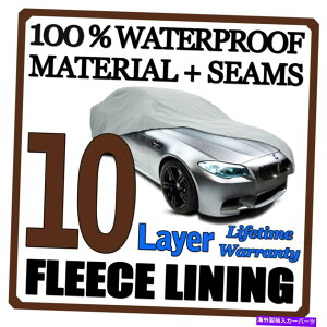 �J�[�J�o�[ 10���C���[�J�[�J�o�[�ʋC���h���w���O�̉����t���[�X���C�j���O�t�B�b�g 10 Layer Car Cover Breathable Waterproof Layers Outdoor Indoor Fleece Lining Fit�y���s�A���i�z
