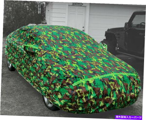 �J�[�J�o�[ ���ʃJ�[�J�o�[�h���O�ԕ����w�̃X�N���b�`���C�j���O Camo Car Cover Waterproof Exterior Vehicle Multiple Layer Scratch-Proof Lining�y���s�A���i�z