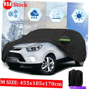 J[Jo[ tJ[Jo[h420DIbNXtH[hׂĂ̋CۉJ̕یMSUV̂߂M Full Car Cover Waterproof Snow 420D Oxford All Weather Rain Protection M For SUV