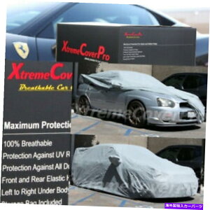 J[Jo[ 2015Nsubaru wrx sti w/ stil^o̒ʋCJ[Jo[w/ mirrpckt -gray Breathable Car Cover w/MirrPckt -Gray for 2015 SUBARU WRX STi w/ STi SPOILER