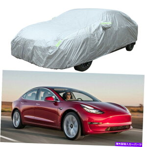 J[Jo[ eXf36wJ[Jo[ׂĂ̓V̐̂߂̉Oh For Tesla model 3 6-Layer Car Cover Outdoor Waterproof For All Weather Sun Snow