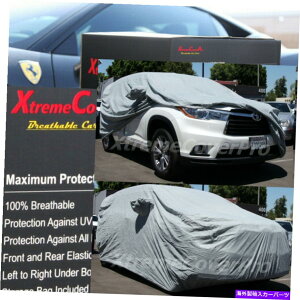 J[Jo[ 2020 2021 2022g^nC_[ʋCJ[Jo[w/~[|PbgO[ 2020 2021 2022 TOYOTA HIGHLANDER BREATHABLE CAR COVER W/MIRROR POCKET GREY