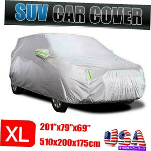 �J�[�J�o�[ �t��SUV�J�[�J�o�[���j�o�[�T���t�B�b�g�A�E�g�h�A�h���_�X�g�ϐ��ی�xl Full SUV Car Cover Universal Fit Outdoor Waterproof Dust Resistant Protection XL�y���s�A���i�z