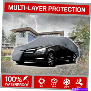 �J�[�J�o�[ ���[�^�[�g�����h�������O4�w�t���J�[�J�o�[���ׂĂ̋C�ەی� Motor Trend Indoor Outdoor 4-Layer Full Car Cover All Weather Protection�y���s�A���i�z