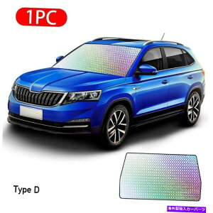 J[Jo[ Ԃ̃TVF[hveN^[OtgKXJo[tgTChEBhETVF[h Car Sunshade Protector Exterior Windshield Cover Front Side Window Sun Shade