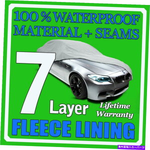 �J�[�J�o�[ 7���C���[�J�[�J�o�[�ʋC���h���w���O�̉����t���[�X���C�j���OSIL7 7 Layer Car Cover Breathable Waterproof Layers Outdoor Indoor Fleece Lining Sil7�y���s�A���i�z
