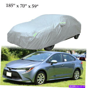 J[Jo[ 185 "tJ[Jo[CTUV_XgRg^J[UŜ߂̖h 185" Full Car Cover Rain Sun UV Dust Resistant Waterproof For Toyota Corolla US
