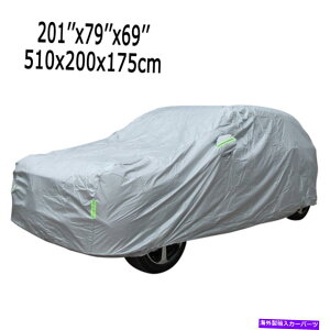 J[Jo[ tJ[Jo[A~jEI[gUVTXm[_XgCJϐیSUV XL Full Car Cover Aluminum Auto UV Sun Snow Dust Rain Resistant Protection SUV XL