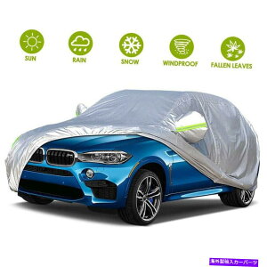 �J�[�J�o�[ ���OSUV�J�[�t���J�o�[���ׂĂ̋C�ۖh��UV�ی�XL Outdoor SUV Car Full Cover Universal For All Weather Waterproof UV Protection XL�y���s�A���i�z