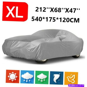 J[Jo[ 1 xԂ̃Jo[OzJJ̃XNb`VFr[E}uEJ}̂߂̖h 1 X Car Cover Outdoor Sun Dust Rain Scratch Waterproof For Chevy-Malibu-Camaro