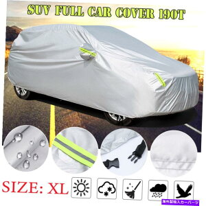 �J�[�J�o�[ ��SUV�J�o�[���j�o�[�T���t�B�b�g3���C���[�T�����G�[�g�h���o��ɑς��� Car SUV Cover Universal Fit 3Layer Sun Protection Waterproof Dust Snow Resistant�y���s�A���i�z