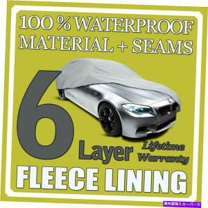 �J�[�J�o�[ 6���C���[�J�[�J�o�[�ʋC���h���w���O�̉����t���[�X���C�j���OSIH 6 Layer Car Cover Breathable Waterproof Layers Outdoor Indoor Fleece Lining Sih�y���s�A���i�z