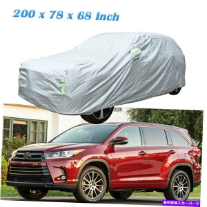 J[Jo[ g^nC_[SUVtJ[Jo[ׂĂ̓VCقJUVϐ For Toyota Highlander SUV Full Car Cover All Weather Dust Snow Rain UV Resistant