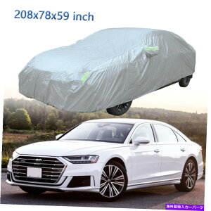 J[Jo[ 208 "AEfBA8 L S8ԃtJo[ό󐫑zUVC_Xgv[t3xxxl 208" For Audi A8 L S8 Car Full Cover Weatherproof Sun UV Rain Dust Proof 3XXXL