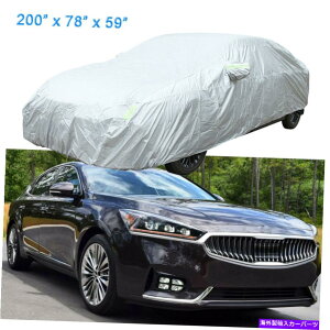 J[Jo[ Kia Cadenza Full Car CoverO̖hz̉Joɑϐ For Kia Cadenza Full Car Cover Outdoor Waterproof Sun Snow Rain Dust Resistant