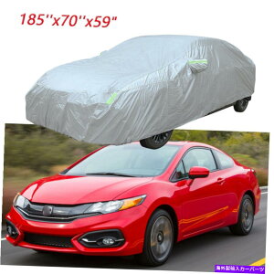 J[Jo[ z_VrbNSItJ[Jo[CEH[^[TUV_XgRO For Honda Civic Si Full Car Cover Rain Water Snow Sun UV Dust Resistant Outdoor