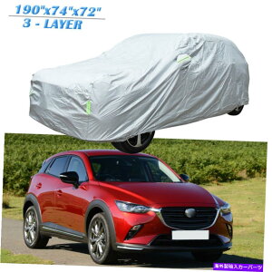 J[Jo[ }c_CX-3 CX-5 CX-60tJ[Jo[EH[^[_XgCTUVR190 " For Mazda CX-3 CX-5 CX-60 Full Car Cover Water Dust Rain Sun UV Resistant 190"