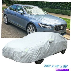 J[Jo[ {{S90tJ[Jo[hOTUV_XgXm[WX^g208 " For Volvo S90 Full Car Cover Waterproof Outdoor Sun UV Dust Snow Resistant 208"