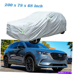J[Jo[ 200 "}c_CX-9tJ[Jo[h_XgJzUVϐ 200" For Mazda CX-9 Full Car Cover Waterproof Dust Snow Rain Sun UV Resistant US