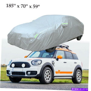 J[Jo[ ~jN[p[̃Jg[}̃tJ[Jo[ׂĂ̓VJUV_Xgϐ For Mini Cooper S Countryman Full Car Cover All Weather Rain UV Dust Resistant