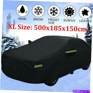 J[Jo[ tJ[Jo[420DhJNTXGS EŜׂĂ̋Cەی Black Full Car Cover 420D Waterproof Rain All Weather Protection For Lexus GS ES