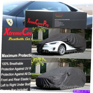 J[Jo[ 2019 2020 2021 2022eXfxʋCJ[Jo[t|Pbg - ubN 2019 2020 2021 2022 TESLA MODEL X BREATHABLE CAR COVER W/MIRROR POCKET - BLACK