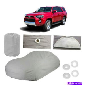 �J�[�J�o�[ �g���^4runner4���C���[SUV�J�[�J�o�[���O�E�H�[�^�[�v���[�t���C���T���V��������� Fits Toyota 4Runner 4 Layer SUV Car Cover Outdoor Water Proof Rain Sun New Gen�y���s�A���i�z