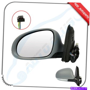 US~[ LH 05-10̃vCp[MTCh~[tHNX[QWFb^vhfVOCg LH Primed Power Heated Side Mirror For 05-10 Volkswagen Jetta Pudde Signal Light