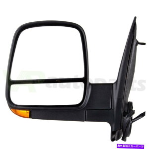 US�~���[ LH�T�C�h�r���[�h���C�o�[�~���[�̃p���[+�G�N�X�v���X�T�o�i�̉��M�C���n�E�W���O�M�� LH Side View Driver Mirror Power+Heated In-housing Signal For Express Savana