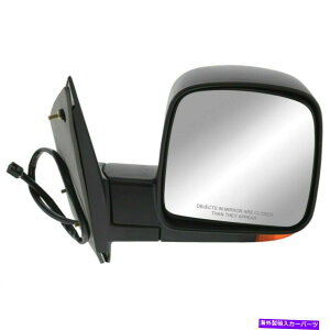 US~[ 2003N2007ÑV{[GNXvX2500̐VẼp[~[eNX`ubN New Right Side Power Mirror Textured Black For 2003-2007 Chevrolet Express 2500
