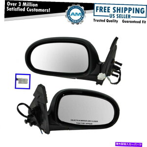 USミラー 00-03日産マキシマのパワーブラック非加熱ミラーペアセット左lh&右RH Power Black Unheated Mirrors Pair Set Left LH & Right RH For 00-03 Nissan Maxima