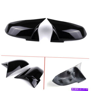 US~[ BMW F10 F06 F12 F02 2014-2016TChobN~[Jo[LbvABSubN For BMW F10 F06 F12 F02 2014-2016 Side Rearview Mirrors Cover Cap ABS Black