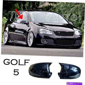 US~[ St̃obgTCh~[Jo[5 VW 2003-2009 GTI R32J[ANZT[... Bat Side Mirror Cover for Golf 5 VW 2003-2009 GTI R32 Car Accessories Shiny...