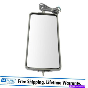 US~[ 16 "x 7"XeX|C݃~[MLED}[J[CgLH܂RH 16" x 7" Stainless Steel West Coast Mirror Heated LED Marker Light LH or RH Side