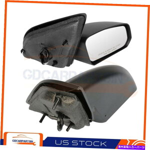 US~[ 2003-2007T^[CIp[mtH[hubNeNX`yATCh~[gbN Fits 2003-2007 Saturn Ion Power Non-Fold Black Textured Pair Side Mirrors Truck