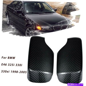 US~[ J[{t@Co[bNTCh~[Jo[Jo[CAPS BMW E46 325I 330I 330XI 1998-2005 Carbon Fiber Look Side Mirror Cover Caps For BMW E46 325i 330i 330xi 1998-2005