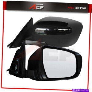 US~[ iL+Rj2014-2018̋/X-TrallX[Yȃ}jAtH[hubNp[ (L+R) Mirrors For 2014-2018 Nissan Rogue/X-Trall Smooth Manual Fold Black Power