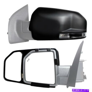 US~[ K\[X15-20 FORD F-150hCo[Əȑ~[Zbg... K Source 15-20 Ford F-150 Driver & Passenger Side Extension Towing Mirror Set...