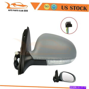 US~[ 05-10̃tHNX[QWFb^}jAtH[hp[MvvC~OMLH~[ For 05-10 Volkswagen Jetta Manual Fold Power Signal Lamp Primed Heated LH Mirror
