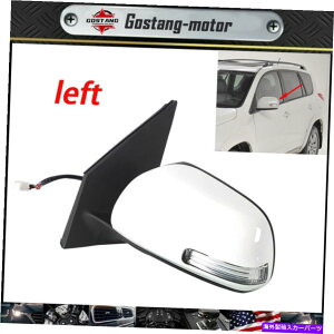 US~[ g^RAV4 2012N4DRŉMꂽhCo[̍TCh~[tTCh~[ White Driver Left Side Mirror W/Signal Light Heated For Toyota RAV4 2012 4DR