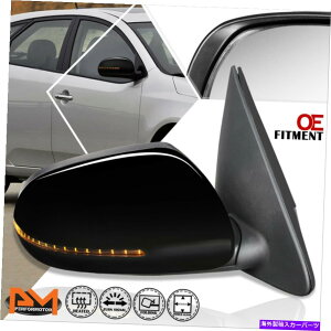 US�~���[ 11-13��kia forte oe styly wowed+heated+�^�[���M���T�C�h�r���[�~���[�E For 11-13 Kia Forte OE Style Powered+Heated+Turn Signal Side View Mirror Right�y���s�A���i�z