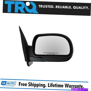 US~[ TRQ}jAeNX`̍܂肽݋qp̃V{[GhgCuCU[ TRQ Manual Textured Black Folding Mirror Passenger for Chevy Envoy Trailblazer