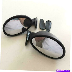 US~[ Be[WI[heB}[NVbNJ[hATCh~[ubNABSjo[Tw/ fitting2x Vintage Oldtimer Classic Car Door Side Mirrors Black ABS Universal w/ fitting2x