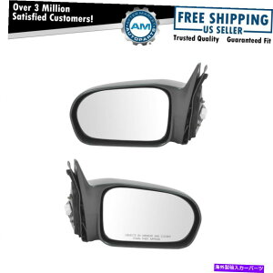 US~[ p[TChr[~[01-05̍EyAZbg Power Side View Mirrors Black Left & Right Pair Set for 01-05 Civic 4 Door Sedan