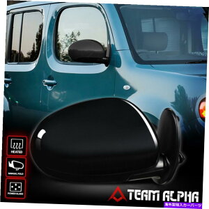 US~[ tBbg2009-2014L[u[p[+M]ẼeNX`}jAtH[hOEX^C~[ Fits 2009-2014 Cube[POWER+HEATED]Right Side Textured Manual Fold OE Style Mirror