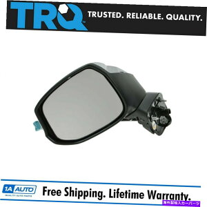 US~[ TRQ~[p[MꂽeNX`hCo[12-13z_VrbN̂߂LHLH TRQ Mirror Power Heated Black Textured Driver Side Left LH for 12-13 Honda Civic