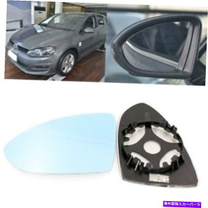 US~[ obN~[u[KXTCh~[VWSt7 2014-2017ŉM Rearview Mirror Blue Glass Side Mirror Wide Angle Heated For VW Golf 7 2014-2017