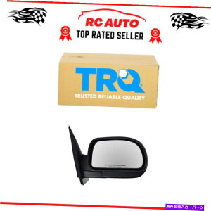 US~[ TRQ}jAeNX`̍܂肽݋qp̃V{[GhgCuCU[ TRQ Manual Textured Black Folding Mirror Passenger for Chevy Envoy Trailblazer